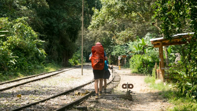 Camino Inca hacia Machu Picchu