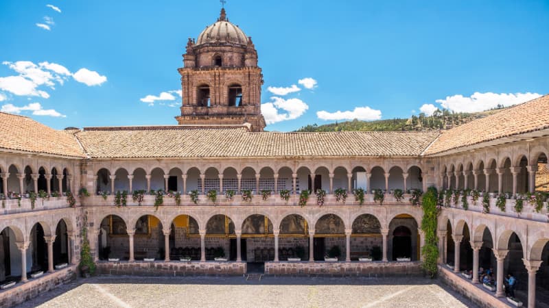 Restos del Templo de Qorikancha, saqueado por los españoles en el siglo XVI.