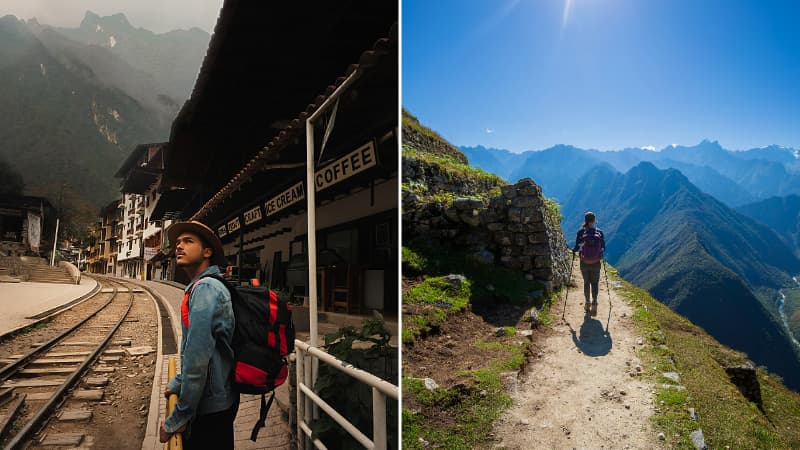 Via de tren a Machu Picchu - Camino Inca