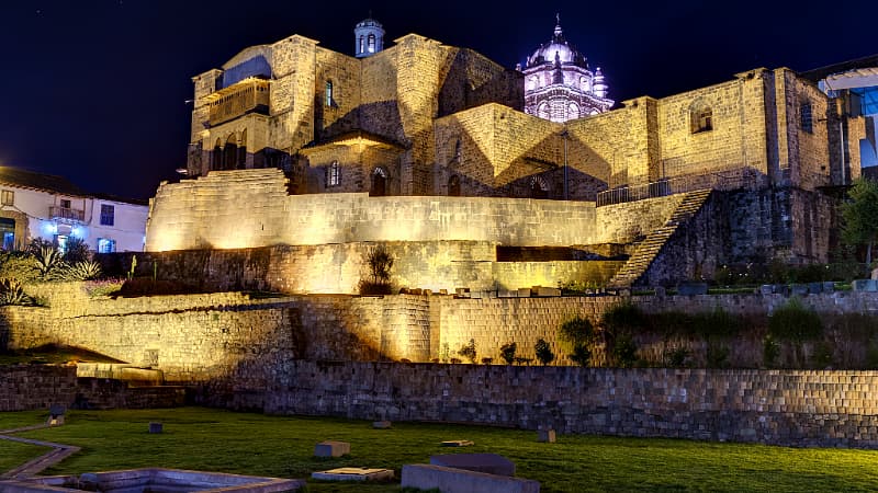 Vista del Templo de Qorikancha, uno de los principales atractivos turísticos de Cusco.