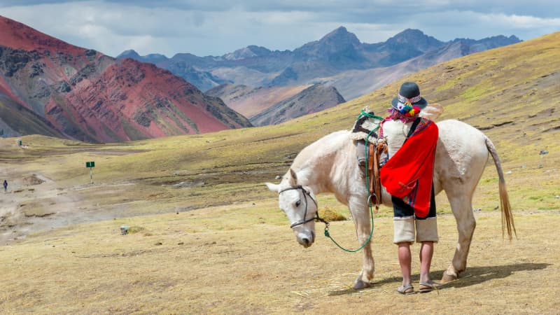 Vista de la Montaña de Colores